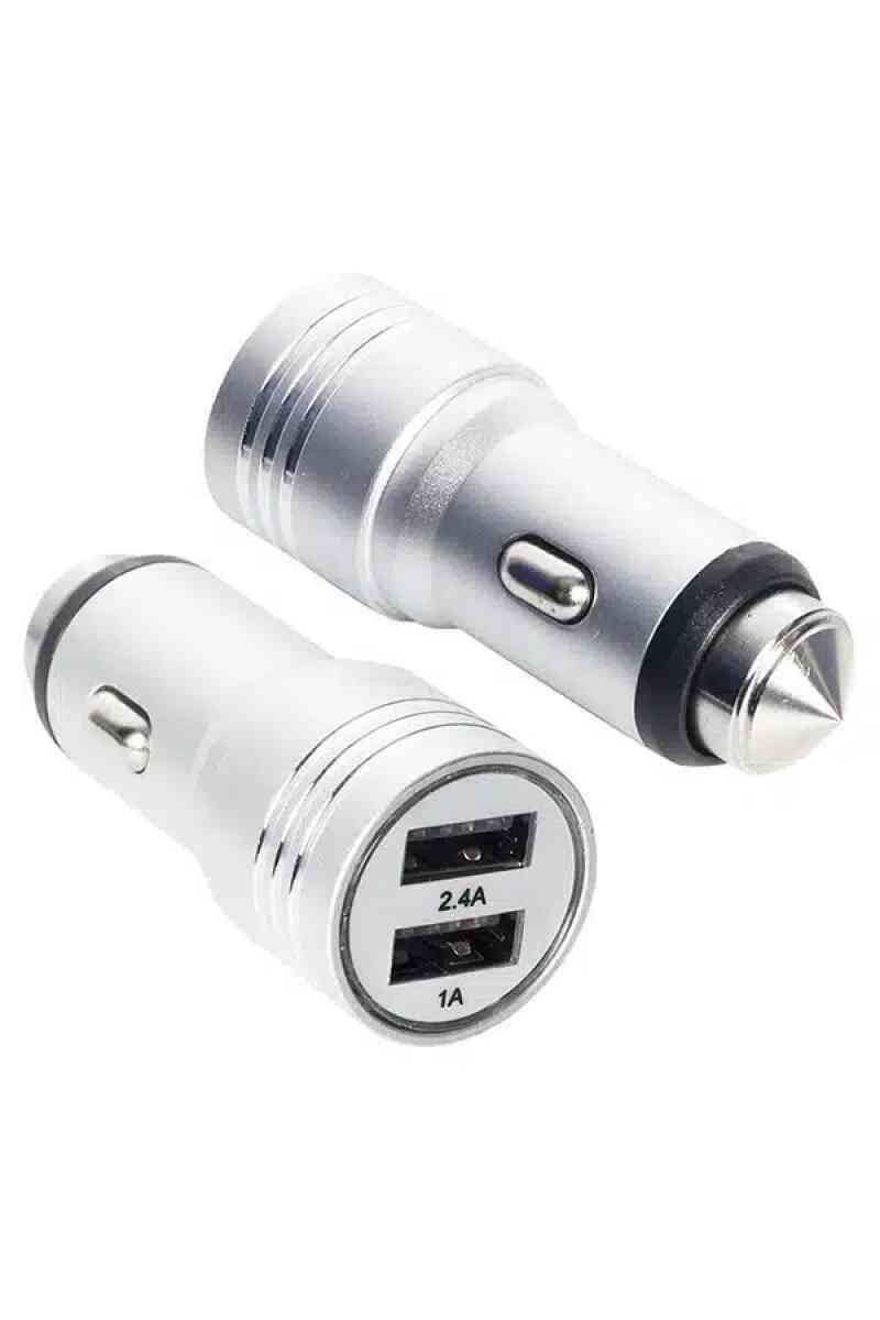 Powerway X-633 Çift Usb'li 3.1 Amper Metal Çakmaklık Araç Şarj Cihazı - Görsel 1