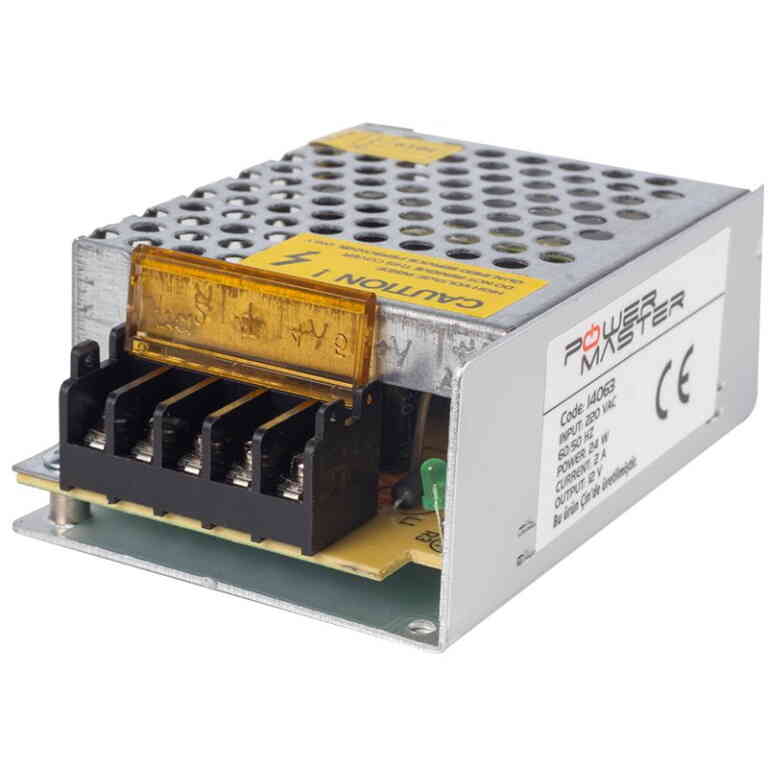 Powermaster 12V 2A Metal Kasa Adaptör