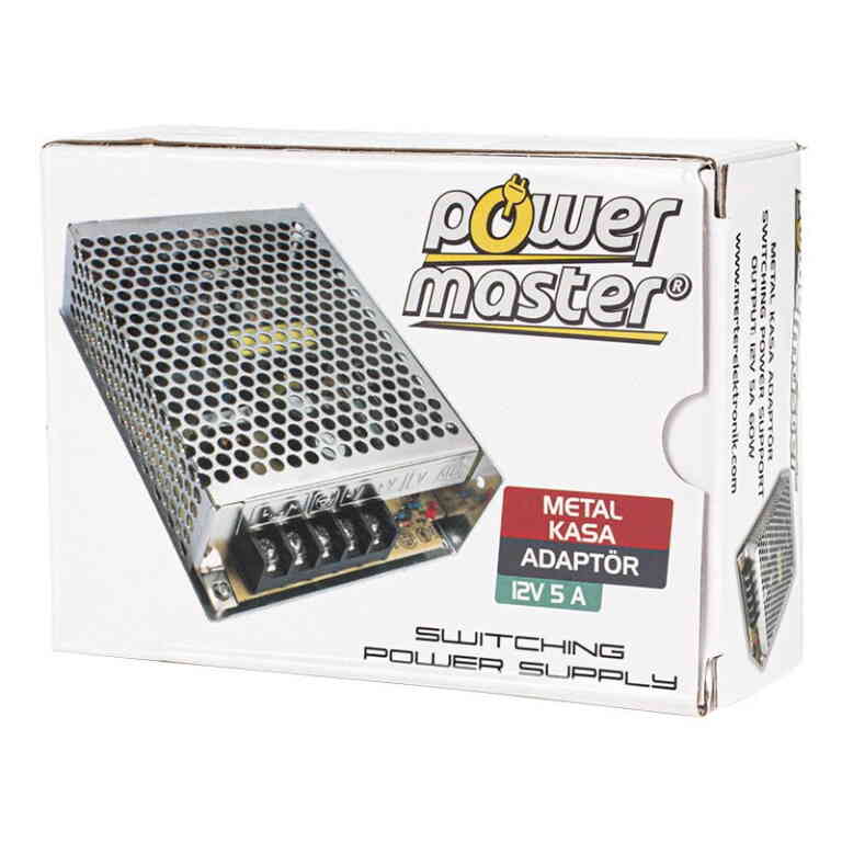 Powermaster 12V 2A Metal Kasa Adaptör - Görsel 3