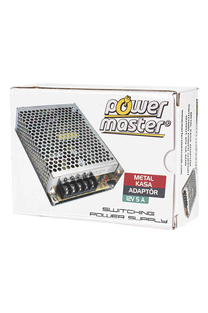 Powermaster 12V 2A Metal Kasa Adaptör - Görsel 3