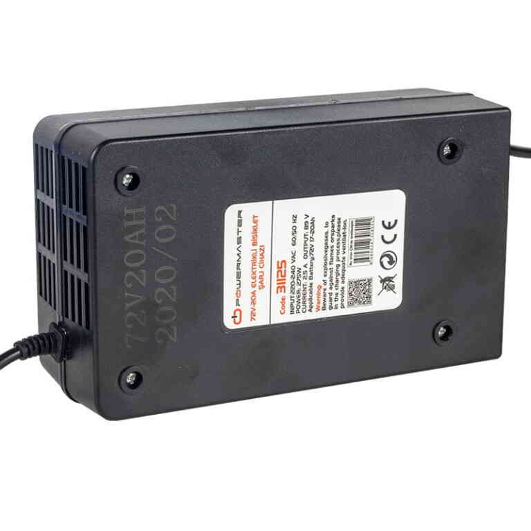 Powermaster Elektrikli Bisiklet Şarj Cihazı 72 V 20 A