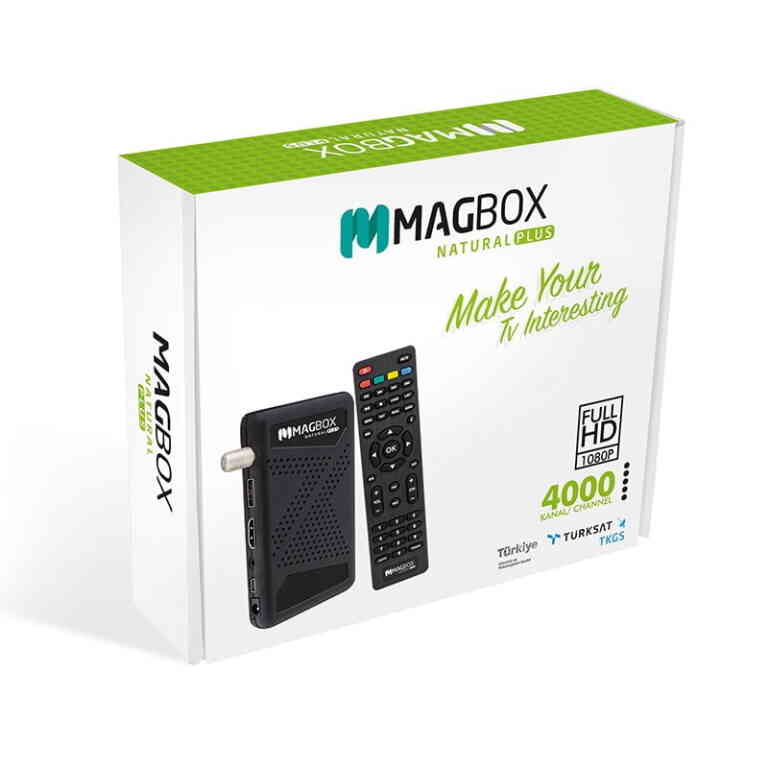 Magbox Natural Plus TKGS'li Youtube -USB Mini Full HD Uydu Alıcısı - Görsel 3