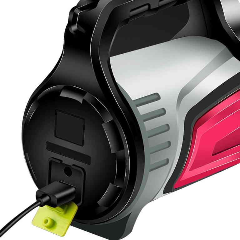 Powermaster Şarjlı Ledli Uzun Menzilli Kamp Tipi Işıldak Fener JS-881A - Görsel 2