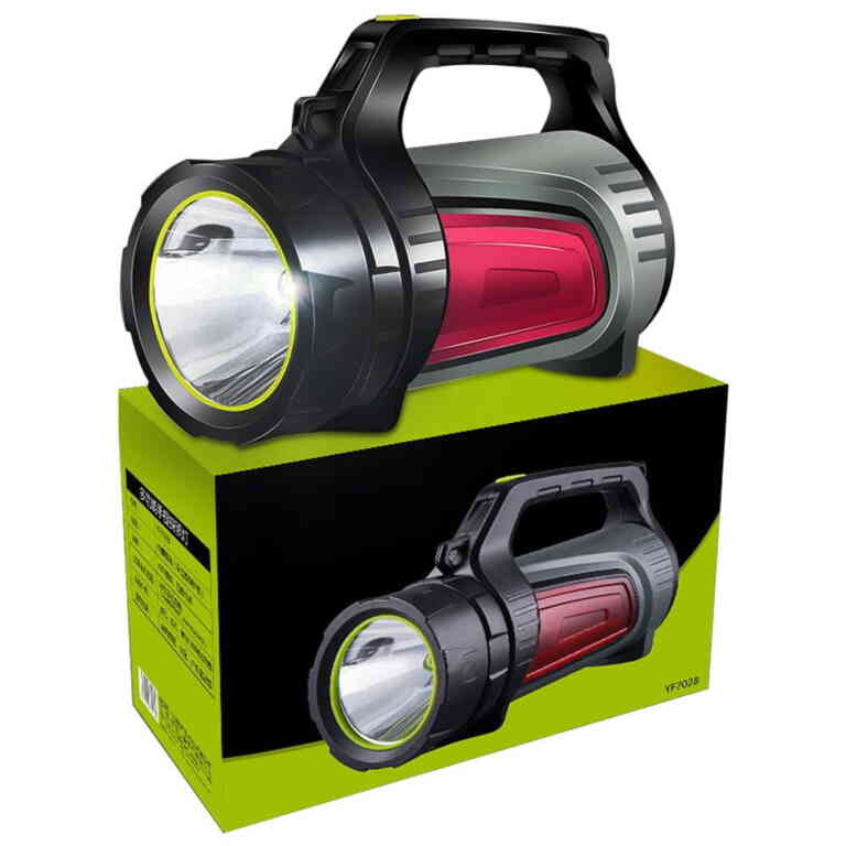 Powermaster Şarjlı Ledli Uzun Menzilli Kamp Tipi Işıldak Fener JS-881A - Görsel 3