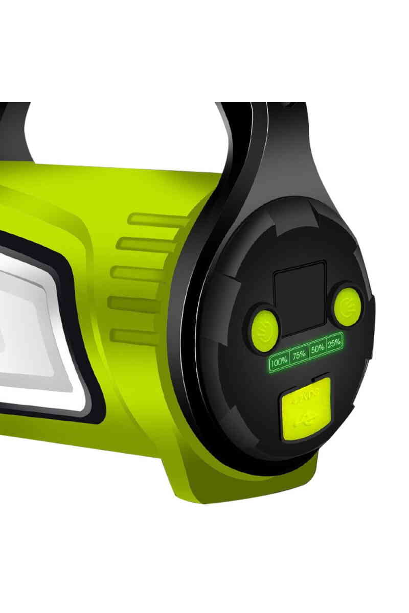 Powermaster Şarjlı Ledli Uzun Menzilli Kamp Tipi Işıldak Fener JS-881B - Görsel 2
