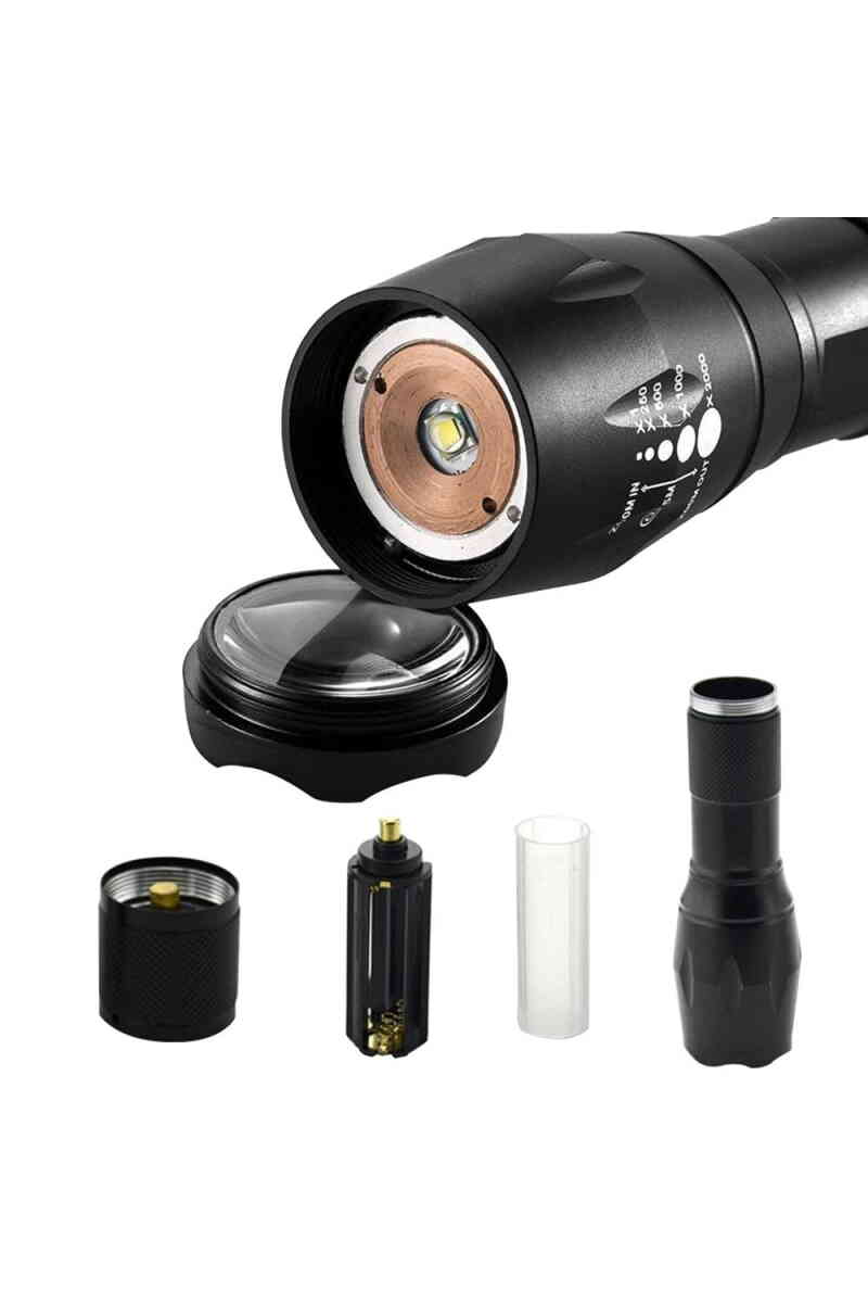 Powermaster Şarjlı Zoom'lu Ledli El Feneri PM-14623 - Görsel 2