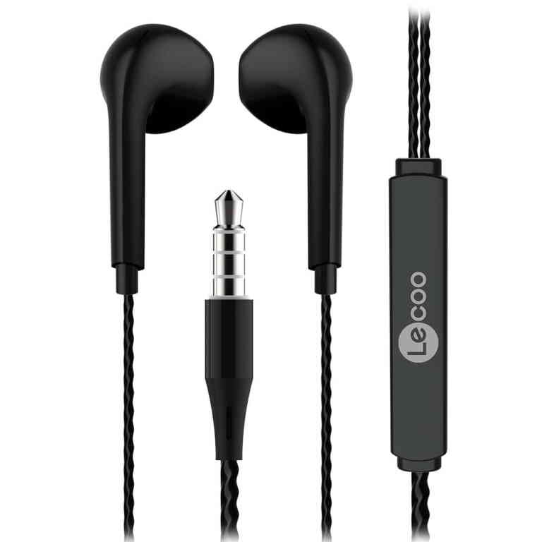 Lenovo Lecoo EH104B 3.5 Mm Jacklı Kablolu Kulak İçi Mikrofonlu Kulaklık Siyah - Görsel 3