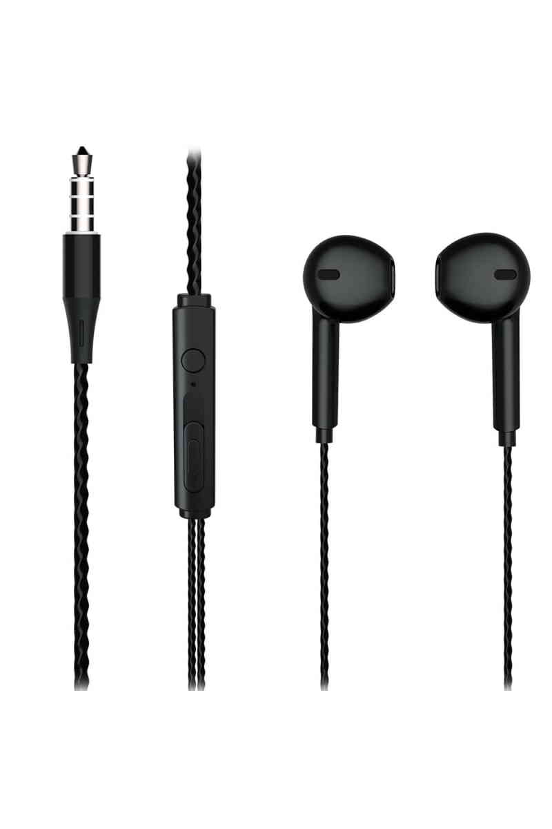 Lenovo Lecoo EH104B 3.5 Mm Jacklı Kablolu Kulak İçi Mikrofonlu Kulaklık Siyah - Görsel 1