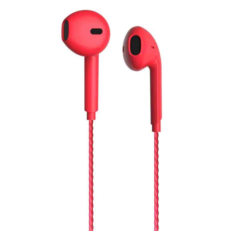 Lenovo Lecoo EH104R 3.5 Mm Jacklı Kablolu Kulak İçi Mikrofonlu Kulaklık Kırmızı - Görsel 3