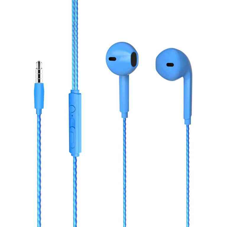 Lenovo Lecoo EH104BL 3.5 Mm Jacklı Kablolu Kulak İçi Mikrofonlu Kulaklık Mavi
