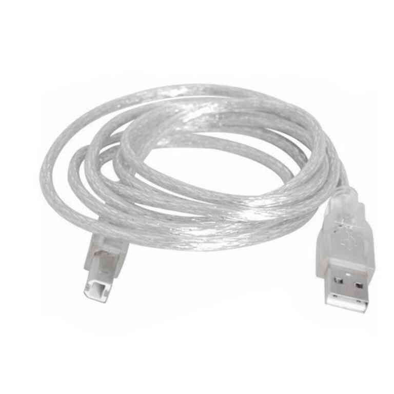 Powermaster Usb Yazıcı Kablosu 2.0 Şeffaf 3 Metre - Görsel 2