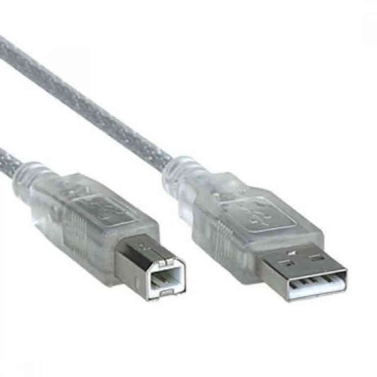 Powermaster Usb Yazıcı Kablosu 2.0 Şeffaf 3 Metre