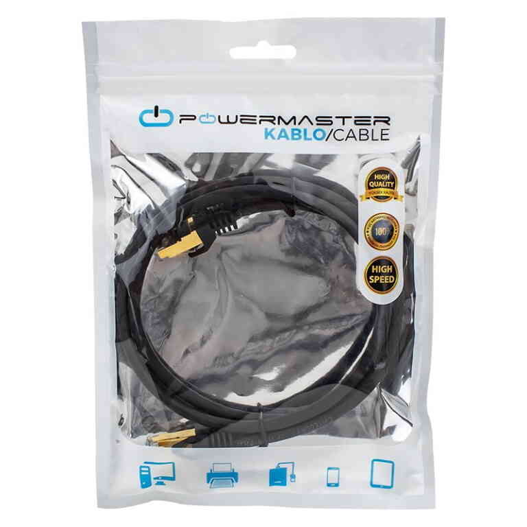 Powermaster PMCAT73 Cat7 Kablo 3 Metre - Görsel 3