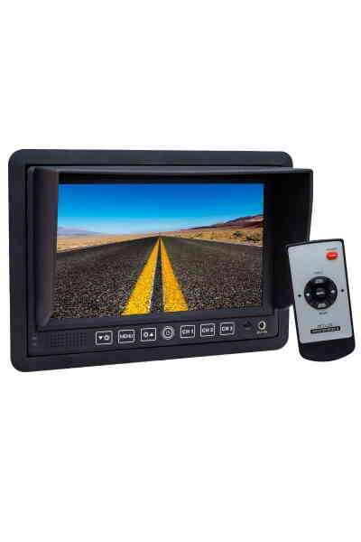 Powermaster PM-5879 7'' 12V-24V 3 Kanal AV Girişli Monitör