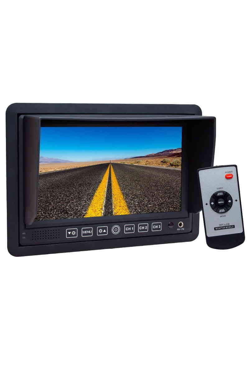 Powermaster PM-5879 7'' 12V-24V 3 Kanal AV Girişli Monitör - Görsel 1