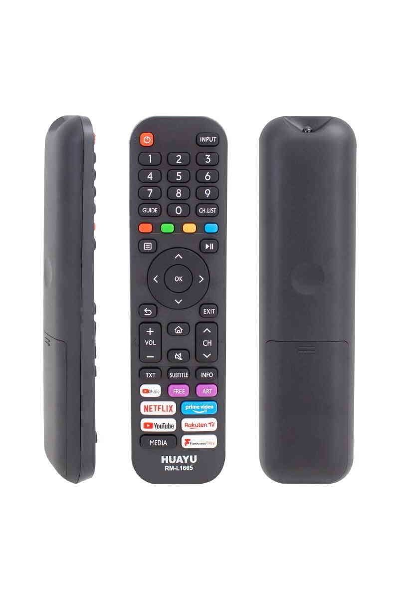 Huayu RM-L1665 Hisense Netflix-Prime Video-Youtube Tuşlu Lcd-Led Tv Kumandası - Görsel 1