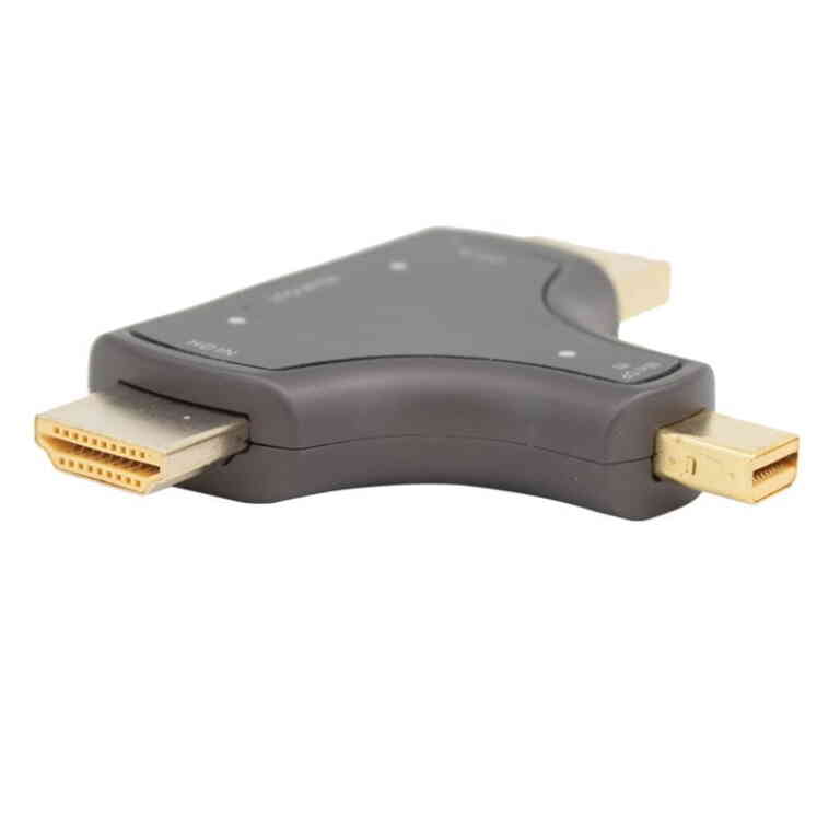 Powermaster Mini DP+DP+HDMI To HDMI 4K Çevirici - Görsel 2