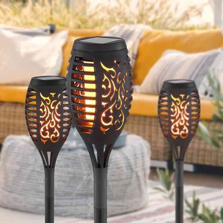 Powermaster PM-15940 Alevli 12 Ledli Tekli Solar Bahçe Aydınlatma - Görsel 3
