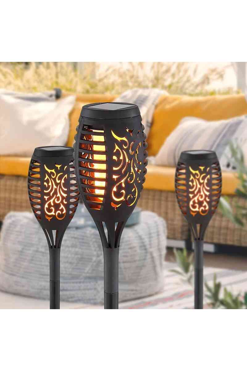 Powermaster PM-15940 Alevli 12 Ledli Tekli Solar Bahçe Aydınlatma - Görsel 3