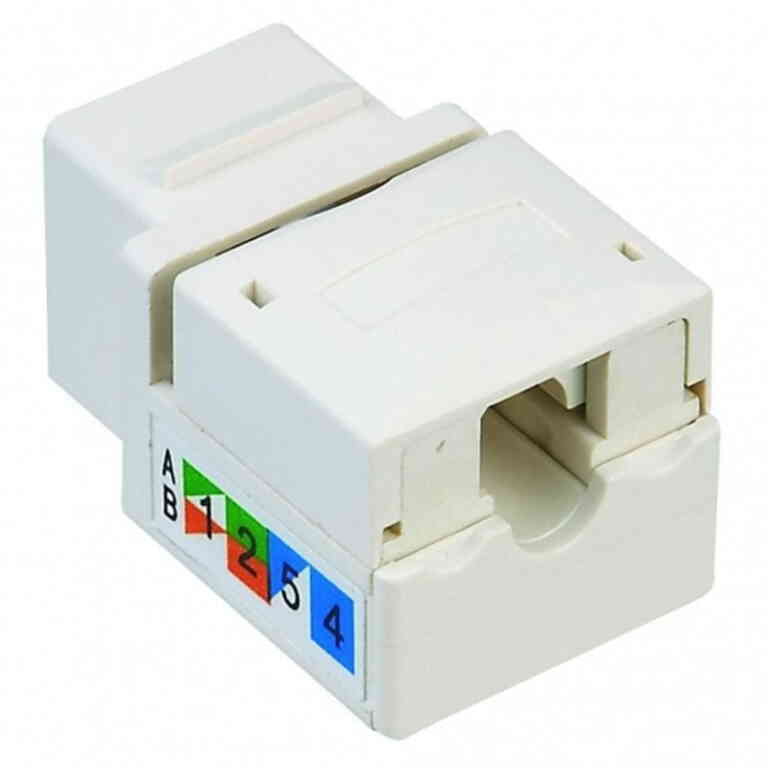 RJ45 Şase Utp Cat6 8P8C 90° Keystone Jack - Görsel 2