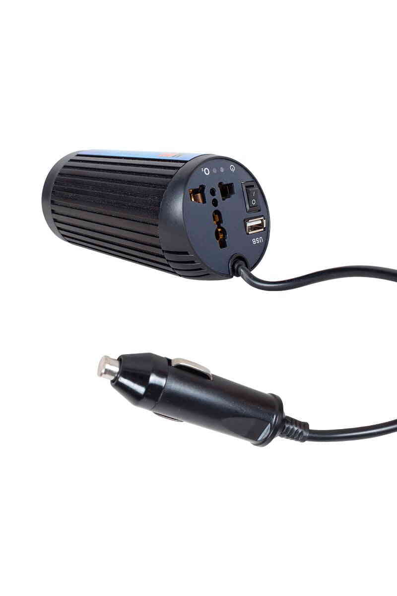 Powermaster 150 Watt DC12V Çakmaktan Power İnverter - Görsel 2