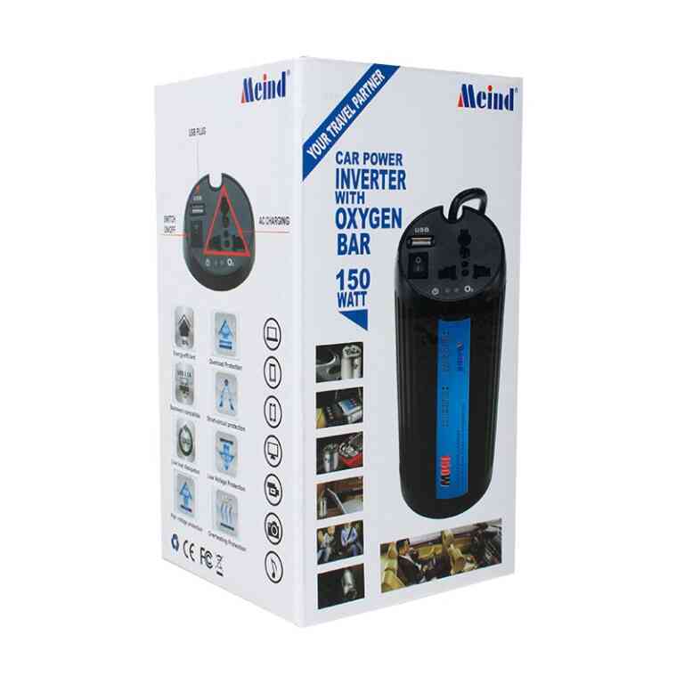 Powermaster 150 Watt DC12V Çakmaktan Power İnverter - Görsel 3