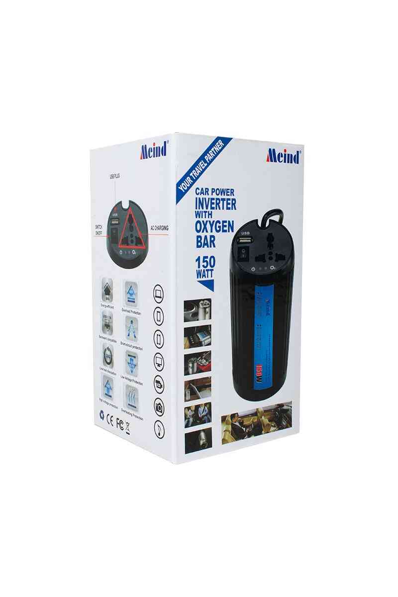 Powermaster 150 Watt DC12V Çakmaktan Power İnverter - Görsel 3