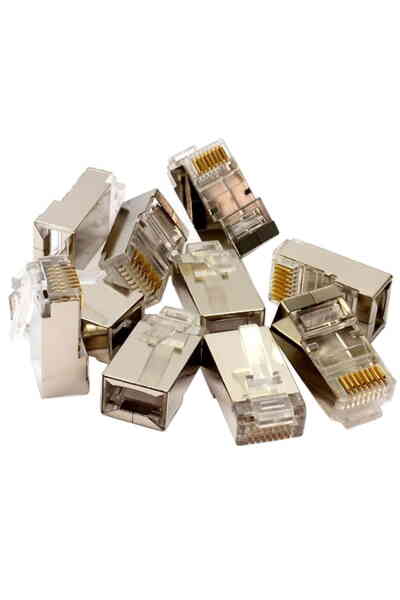 Powermaster Metal Rj45 Cat6 Metal Uç 8p/8c 100'lü Paket Fiyat