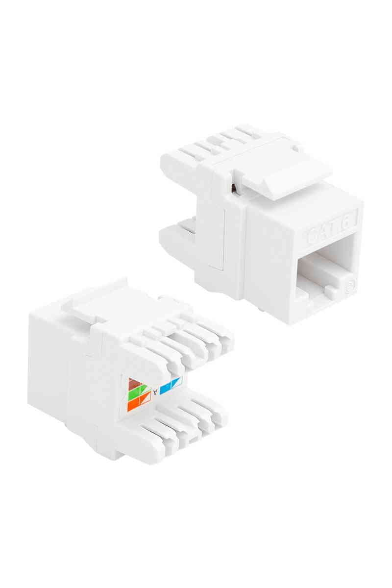 Rj45 Cat6 Şase 180 Derece Keystone Jack - Görsel 1