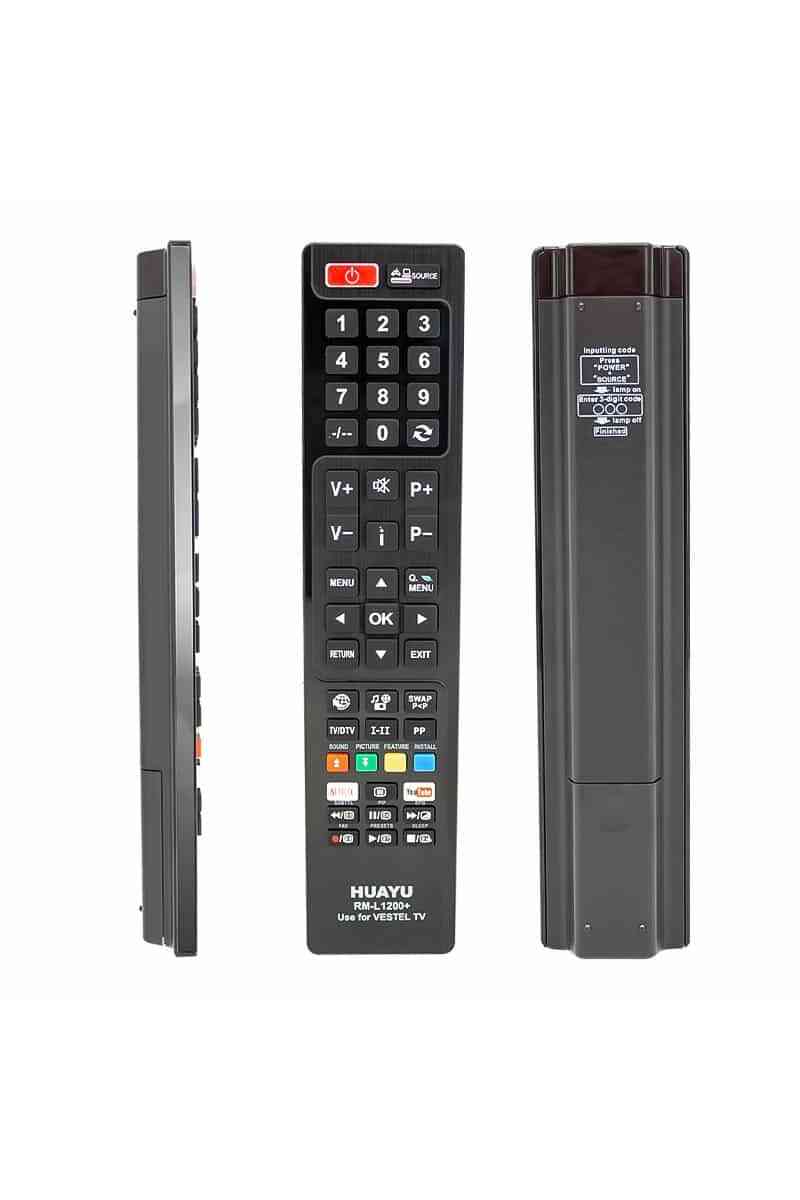 Huayu RM-L1200+ Netflix-YouTube Tuşlu Vestel Universal Lcd Led Tv Kumandası - Görsel 1