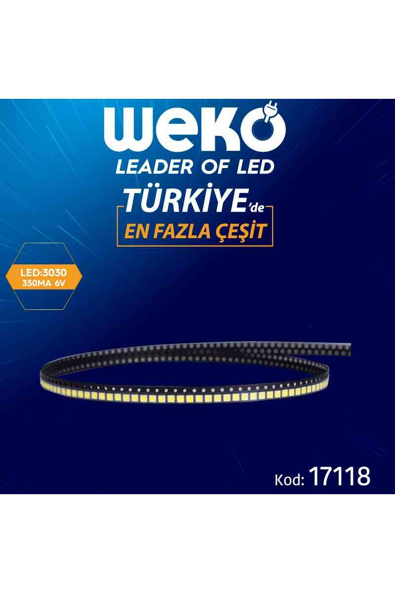 3030 350 MA 6V Tv Led Bar - Görsel 1