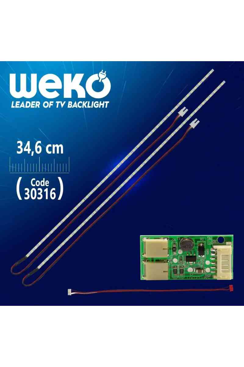 17'' inç 57 Ledli 34 Cm Universal Monitör E-Led Takımı - Görsel 1