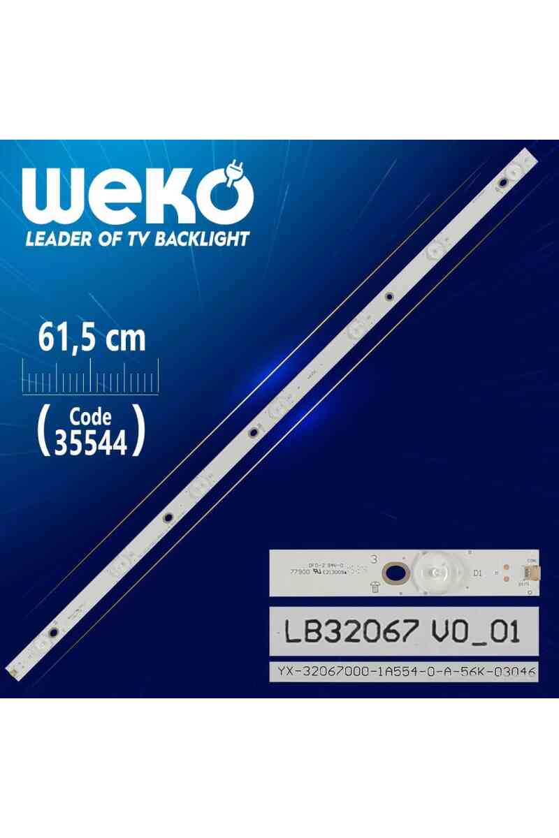 LB32067 V0_01 - YX-32067000-1A554-0-A-56K-03046 - 7 Ledli 61.5 Cm - WK-431 Led Tv Bar - Görsel 1