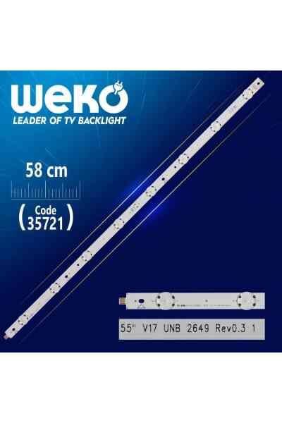 55'' V17 UNB 2649 REV0.3 1 - R1 TYPE - 59.2 Cm 8 Ledli - WK-1192 Led Tv Bar