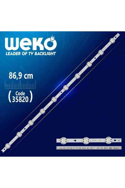 43'' V17 ART3 2867 LG430DQE(FLM1) LG 43VH6100-CB 6916L-2867A 6916L-2867B Tv Led Bar