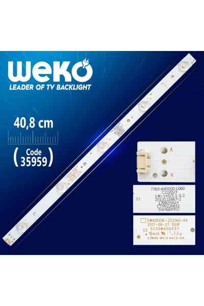 SW40D09L-ZC21AG-04 40.8 Cm 5Ledli Tv Led Bar
