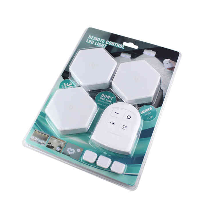 Powermaster MX-359 Üçlü Altıgen Kumandalı Pilli Dokunmatik Tezgah Altı LED Aydınlatma - Görsel 3