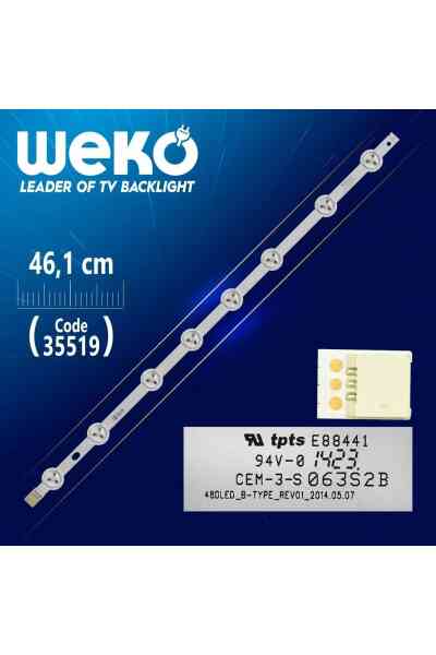 48DLED_B-TYPE_REV01 - 46.1 Cm 8 Ledli - (WK-101) Tv Led Bar