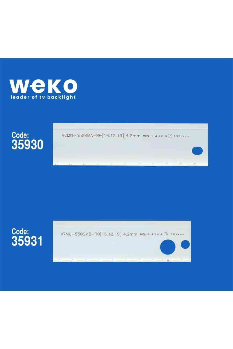 Samsung UE55MU7040T 55'' inç 2 Adet Tv Led Bar - Görsel 2