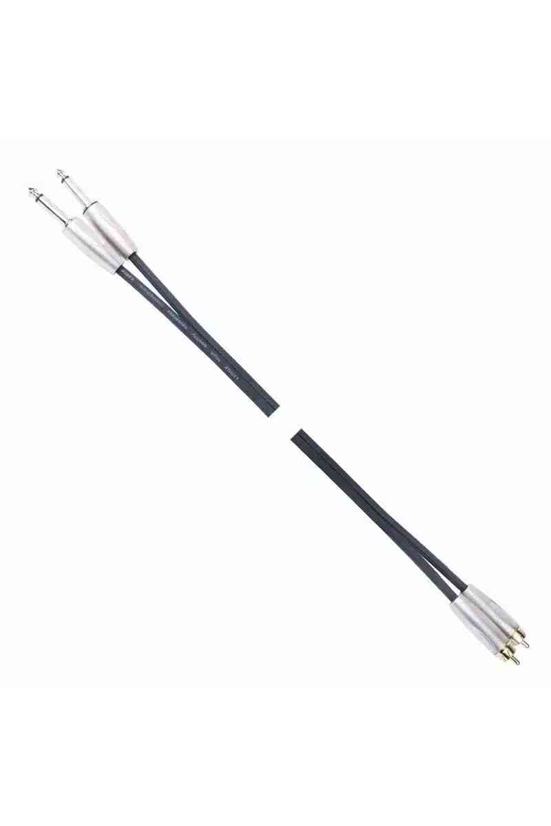 Powermaster LD398 2x 6.3 Mm Mono Erkek - 2x Rca Erkek 1.5 Metre Kablo - Görsel 1