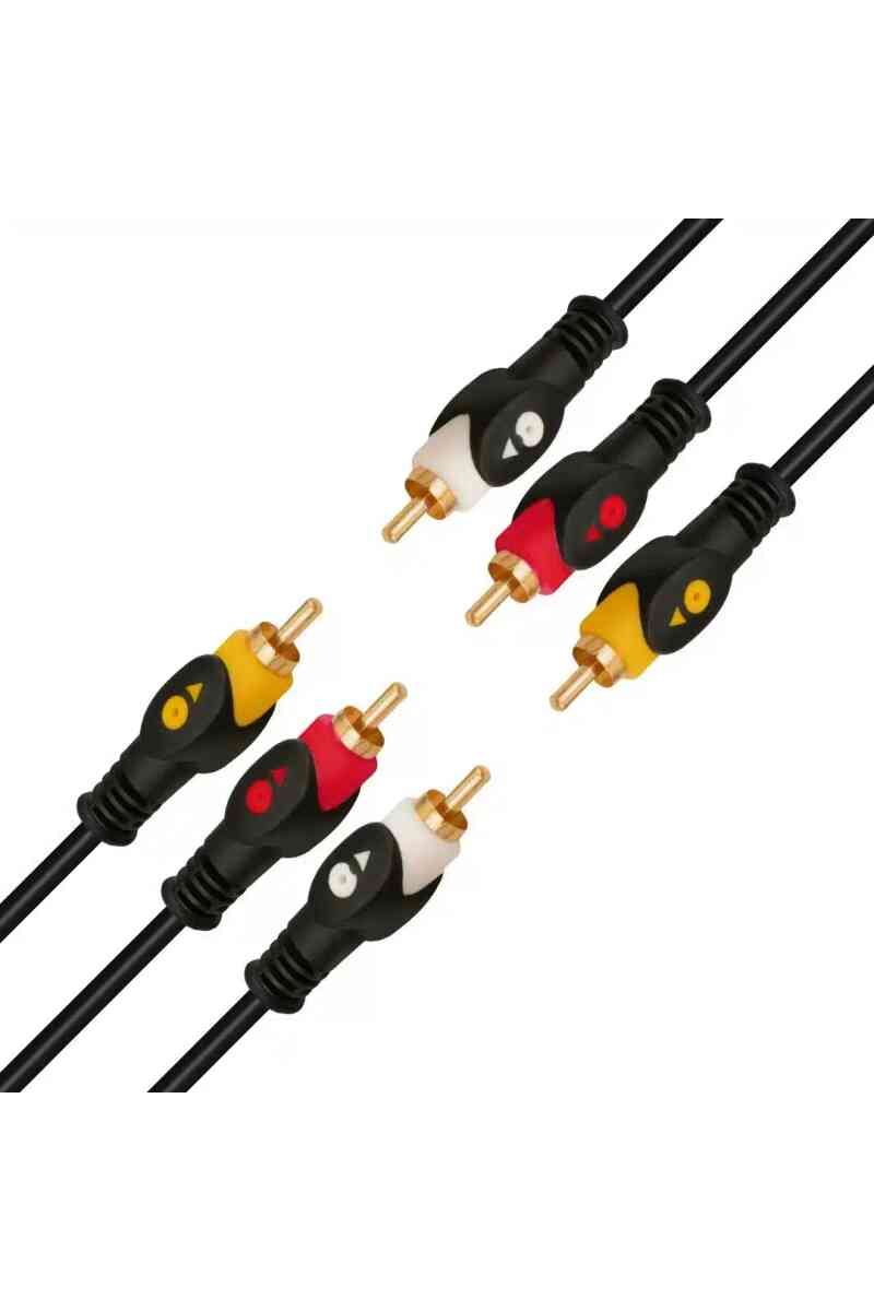 Powermaster 1.5 Metre 3RCA-3RCA Kablo - Görsel 1