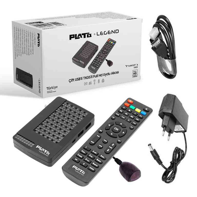 Plato Legend Çift Usb'li Tkgs'li Full HD Uydu Alıcısı - Görsel 3