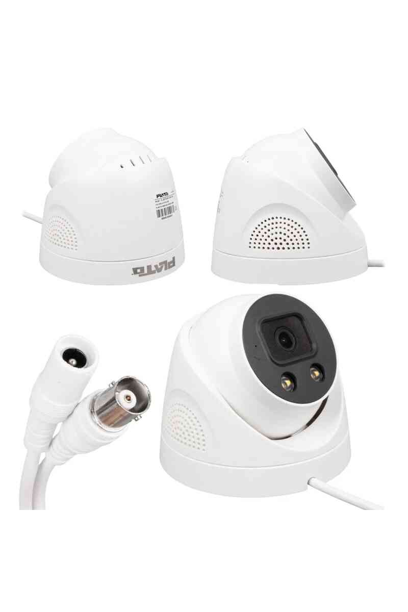 Plato PL-25273 2 MP Color Vu 3.6 Mm 2 Atom Led Plastik Kasa AHD Dome Kamera - Görsel 2