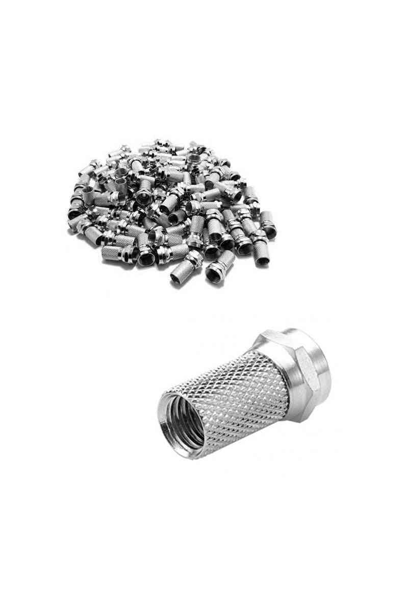 F Konnektör RG6/U6 (100'lü Paket) - Görsel 1