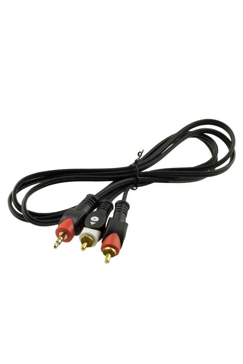 2RCA-3.5 Mm Stereo Erkek 1.5 Metre Kablo - Görsel 1