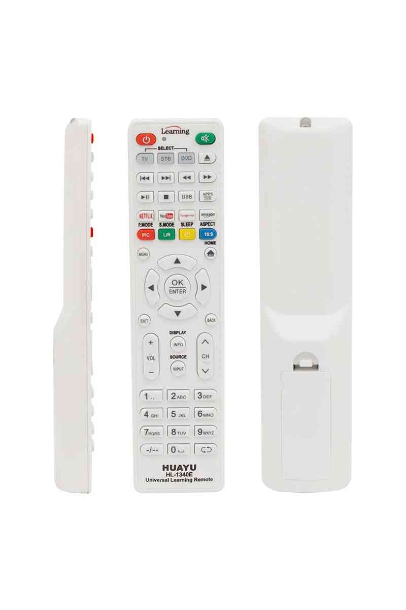 Huayu HL-1340E TV-LCD-Uydu-DVD Öğrenebilen Netflix-Youtube-Amazon Tuşlu Akıllı Kumanda - Görsel 1