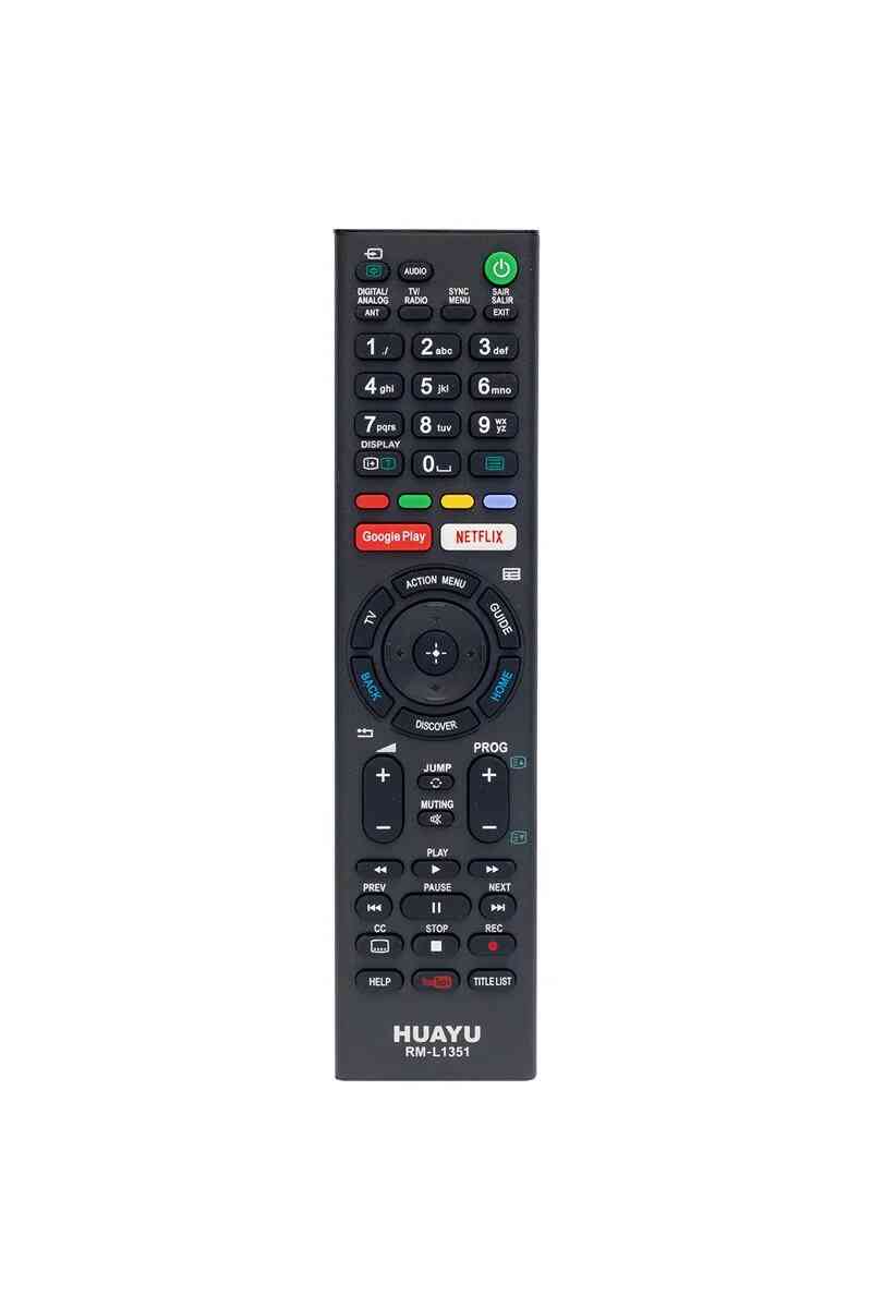 Huayu RM-L1351 Sony Netflix-Youtube-Google Play Tuşlu Universal Lcd-Led Tv Kumandası - Görsel 1