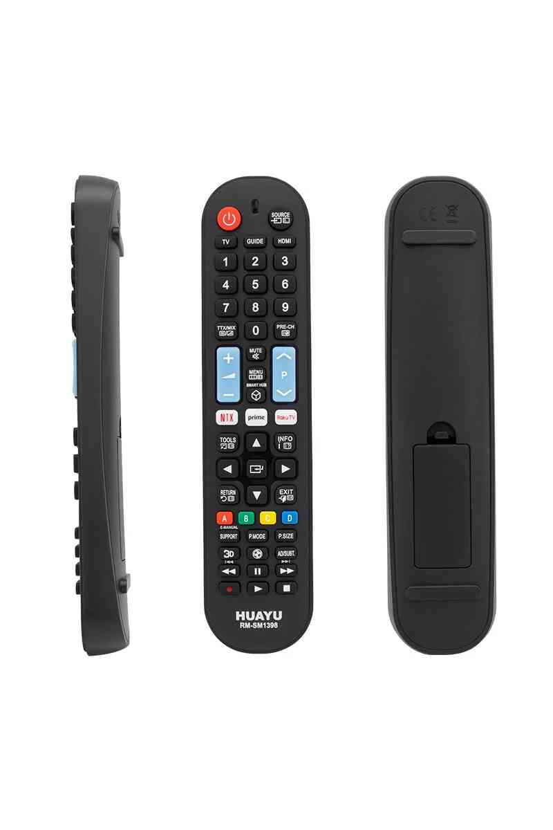 Huayu Samsung RM-SM1398 Netflix-Prime Video-Rakuten Tuşlu Universal Lcd-Led Tv Kumanda - Görsel 1