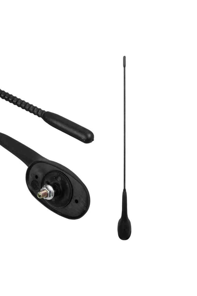 PowerMaster PM-21804 Palio - Siena FM Radyo Düz Tepe Anteni (125 CM Kablolu) - Görsel 1