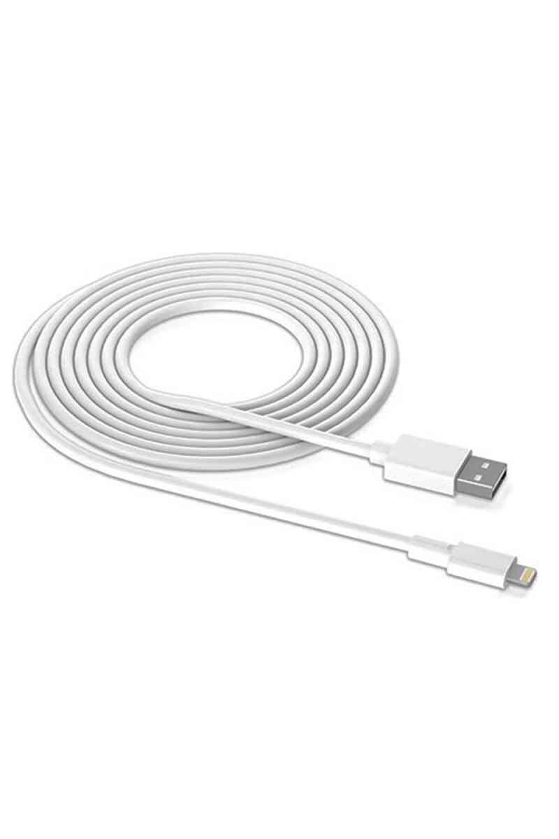 Powermaster PM-24123 Beyaz 3 Metre 2 Amper iPhone Lightiıng Şarj Data Kablosu - Görsel 4